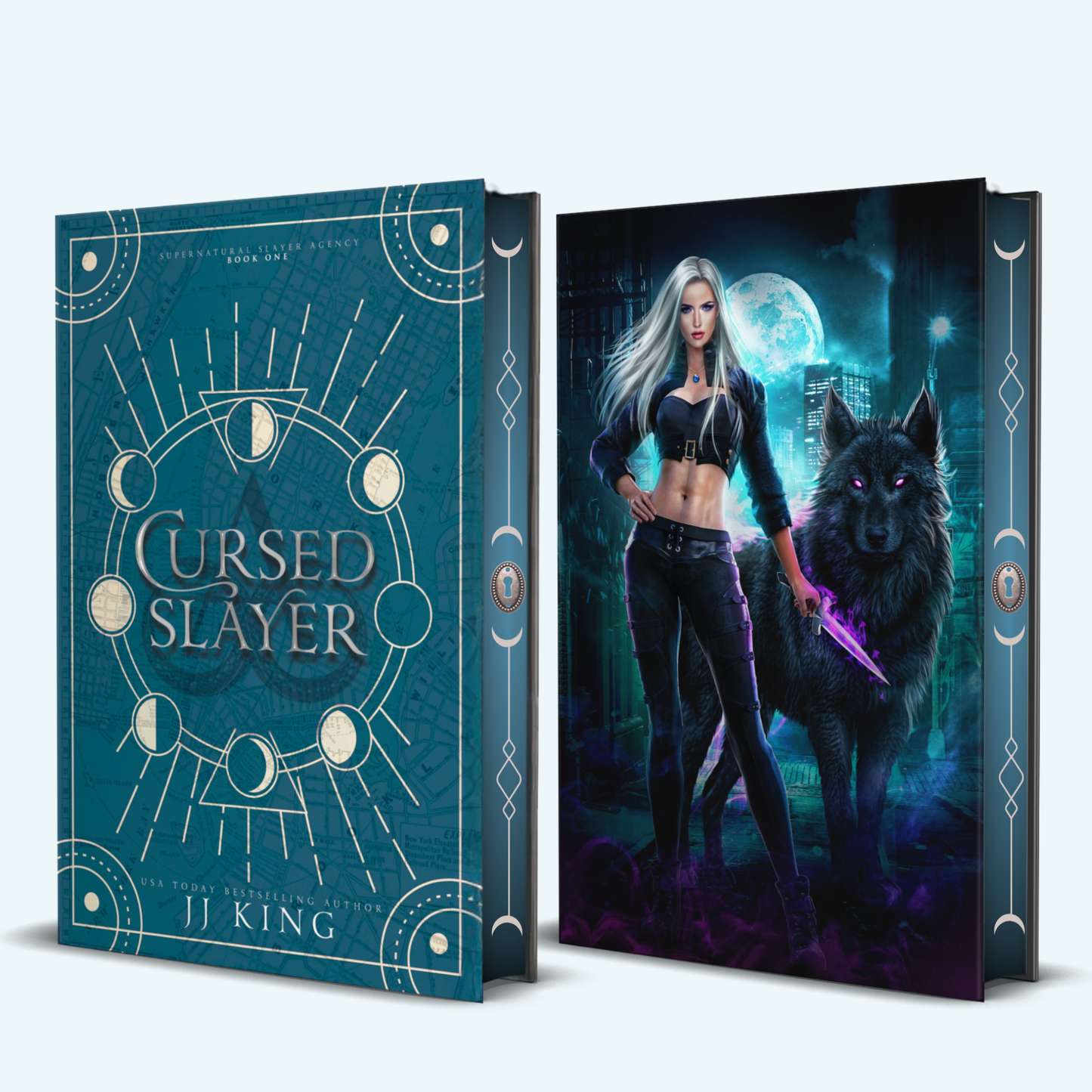 CURSED SLAYER HARDCOVER - Stunning LUXE hardcover of book 1 of Supernatural Slayer Agency SIGNED