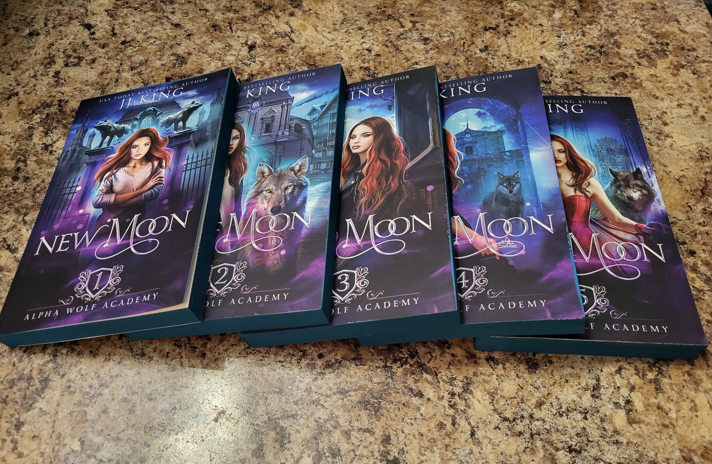 Alpha Wolf Academy complete original paperbacks SIGNED