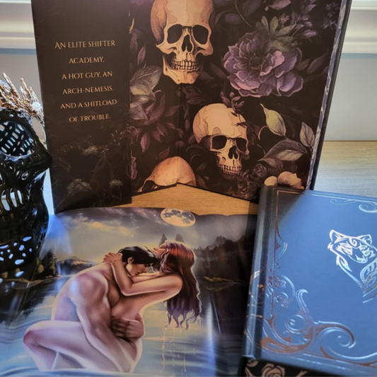 SALE slightly damaged hardcovers of Alpha Wolf Academy omnibus SIGNED